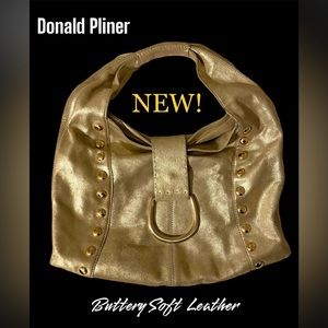 Donald J Pliner Leather Handbag